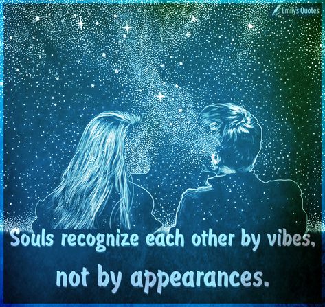 Souls recognize each other by vibes, not by appearances | Popular inspirational quotes at EmilysQuotes Twin Flame Art, Flame Art, Cosmic Energy, Twin Flames, Mind Quotes, Twin Flame, Life Purpose, Sun Moon, Spiritual Journey