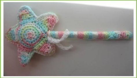 Magic Fairy Wand Pattern, Swift Last Minute Birthday Gift | Grow Sew Happy Crochet Wand Pattern, Crochet Wand, Wand Magic, Last Minute Birthday Gifts, Magic Fairy, Fairy Wands, Friends Diy, Fairy Magic, School Events