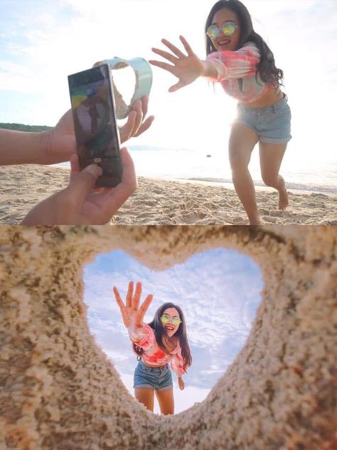 Beach Poses With Friends, Pose Fotografi, Creative Portrait Photography, Beach Photography Poses, Beach Poses, Beach Photoshoot, Jolie Photo, Creative Photos, Summer Pictures