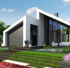 Scandinavian House Design, Scandinavian House, Contemporary House Exterior, Modern Small House Design, A Frame House Plans, Modern Villa Design, Houses Plans, Modern Barn House, House Arch Design