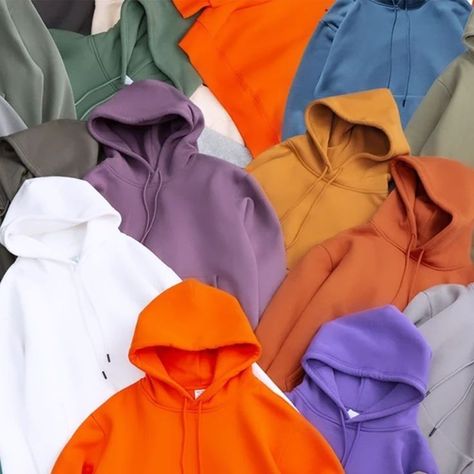 Winter hoodies we make for you at any Size Pick Your Color with small cash R300 For more information 0815199353 Mndo Couture Pty Ltd Basic Sweaters, Clothing Photography, Winter Hoodies, Cotton Hoodie, Colorful Hoodies, Hoodie Design, Wholesale Clothing, Pure Color, Long Sleeve Sweatshirts