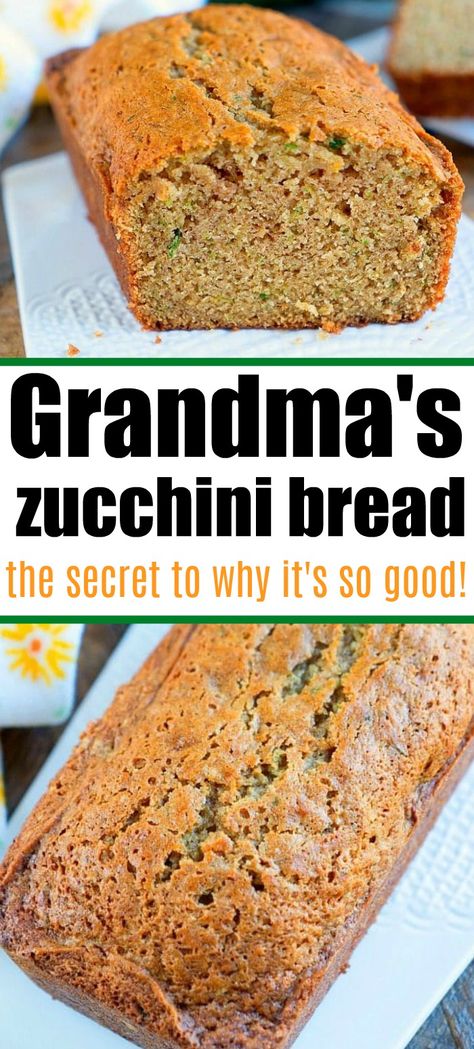 Moist Zucchini Bread Recipe, Moist Zucchini Bread, Zucchini Recipes Dessert, Easy Zucchini Bread, Best Zucchini Bread, Best Zucchini, Zucchini Bread Recipe, Easy Zucchini, Zucchini Bread Recipes