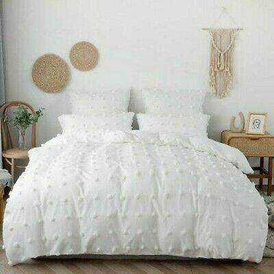 (eBay) Shabby Chic Big Dot Fashion Duvet Cover Set Letto King Size, Bed Quilts, Winter Bedroom, Bed Duvet, Cama King Size, King Size Comforters, Lit King Size, Bed Quilt Cover, King Size Bedding Sets