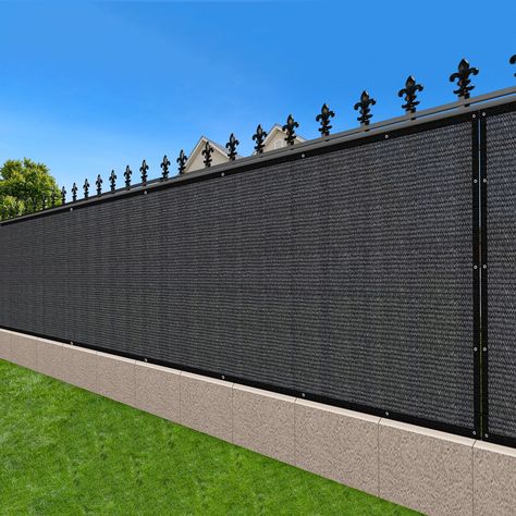 PRICES MAY VARY. 【Privacy Solution】Outdoor privacy fence screen provides up to 90% privacy blockage, adding privacy to backyard backdrops, front yards, patios, gardens, and porches and blocking out surrounding noise. Kool Deck, Fence Privacy Screen, Fence Privacy, Fence Screen, Privacy Fence Screen, Screen Outdoor, Fence Designs, Privacy Fence Designs, Mesh Fencing