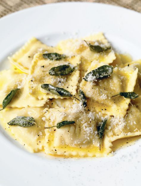 Meat Ravioli - The Happy Foodie Meat Ravioli, Fresh Pasta Recipes, Ottolenghi Recipes, Homemade Ravioli, Ravioli Recipe, Pasta Dough, Italian Recipes Authentic, Pasta Shapes, Fresh Pasta