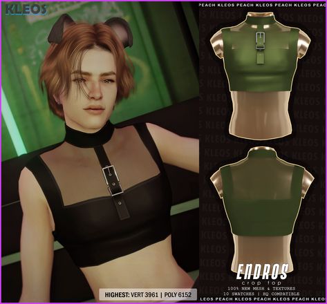 Kleos Sims, Ts4 Patreon, Men Crop Top, Crop Top Men, Male Crop Top, Sims 4 Male Clothes, Dark Academia Outfits, The Sims 4 Skin, Sims Packs