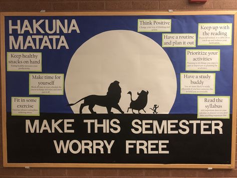 University Bulletin Board, Disney Bulletin Boards, Residence Life Bulletin Boards, Dorm Bulletin Boards, Res Life Bulletin Boards, Bellarmine University, Resident Assistant Bulletin Boards, Counseling Bulletin Boards, Inspirational Bulletin Boards