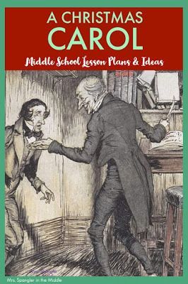 Lesson Plan ideas for teaching the play version of A Christmas Carol in your middle school classroom! A Christmas Carol Lesson Middle School, Christmas Ela Activities Middle School, A Christmas Carol Activities, Middle School Christmas Activities, Pretend Teacher, Christmas Curriculum, Classroom English, Christmas Lesson Plan, Middle School Literature