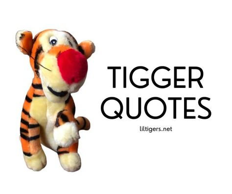 Quotes Archives - Lil Tigers Tigger Quotes Inspiration, Tigger Sayings, Tiger Quotes Inspiration, Tigger Quotes, Poo Quotes, Quotes From Winnie The Pooh, Positive Friday Quotes, Sayings For Kids, Aa Milne Quotes