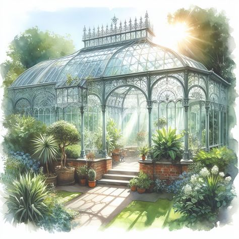 Victorian Glass House, Victorian Conservatory Interior, Victorian Sunroom, Como Conservatory, Greenhouse Windows, Victorian Conservatory, Glass House Design, Glass Conservatory, Victorian Greenhouses