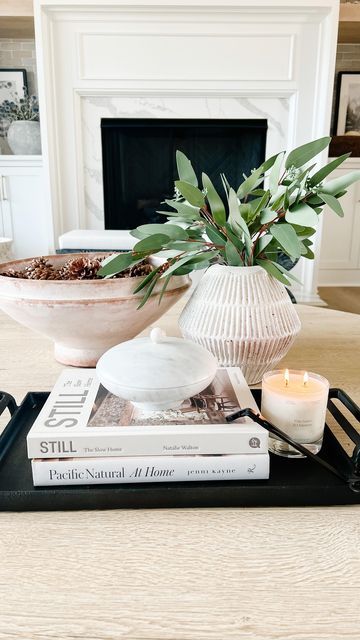 Round White Coffee Table Decor, Round Tray Styling, Square Coffee Table Decor Living Room, Styling A Round Coffee Table, How To Decorate A Round Coffee Table, How To Style A Round Coffee Table, Circle Coffee Table Decor, Round Coffee Table Styling Ideas, Small Coffee Table Decor