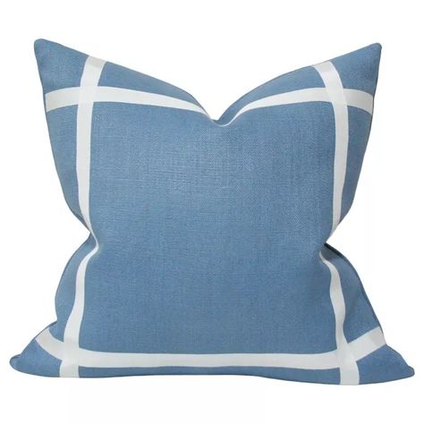 citrineliving's Pillow faves Product Set on LTK Blue Linen Pillows, 22x22 Pillow, Blue And White Pillows, Deep Sofa, Cushion Ideas, 20x20 Pillow, Clean Cleaning, Luxury Pillows, Planter Pots Outdoor