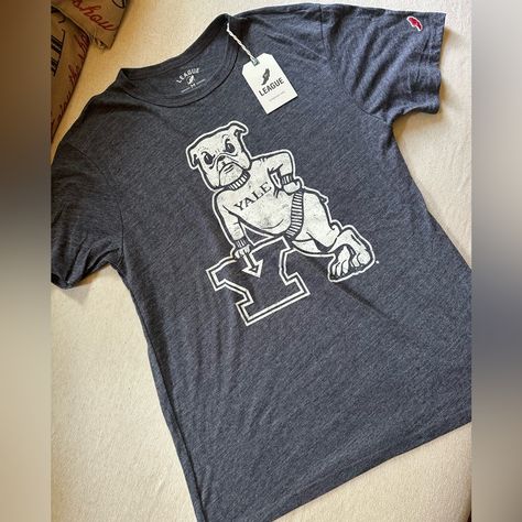 Check Out The Rest Of My Closet To Bundle And Save Navy T Shirt, Yale University, Buy Buy, Things To Buy, Tee Shirt, Bulldog, Color Blue, University, Navy