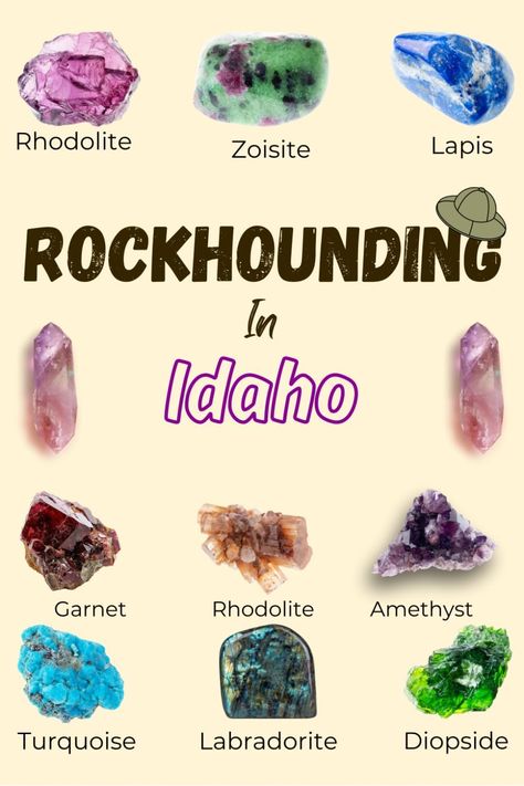 Rockhounding in Idaho: Identification Log Book for Rock & Mineral, Journal for Rock Hunting to Rec Rock Identification, Rock Hunting, Rock Minerals, Log Book, Rock Hounding, Classic Literature, Rocks And Minerals, Geology, Idaho