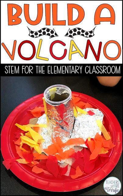 Volcano STEM Challenge Volcano Craft, All About Volcanoes, Geology Activities, Volcano Model, Stem Camp, Classroom Decor Ideas, Summer Stem, March Break, Stem Classes