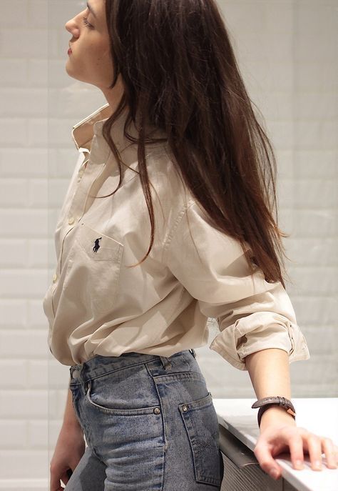 Dress Shirt Outfit, Skandinavian Fashion, Casual College Outfits, Casual Day Outfits, Classy Work Outfits, Casual Work Outfits, 가을 패션, Looks Style, Casual Style Outfits