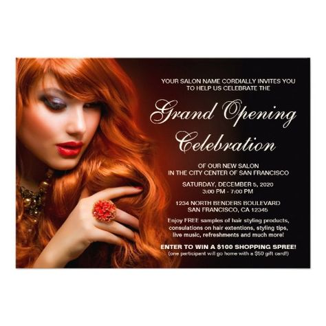 Salon Grand Opening Invitations Template Grand Opening Invitations Template, Salon Grand Opening Flyer, Grand Opening Flyer, Salon Openings, Opening Invitation, Grand Opening Invitations, Beauty Blender How To Use, Invitations Template, Salon Names