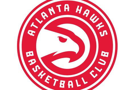 Hawk's Pac-logo is back in all it's glory. Hawks Basketball, Hawk Logo, Basket Nba, Outdoor Logos, Logo Shapes, Nba Logo, Club Logo, Atlanta Hawks, Nba Teams