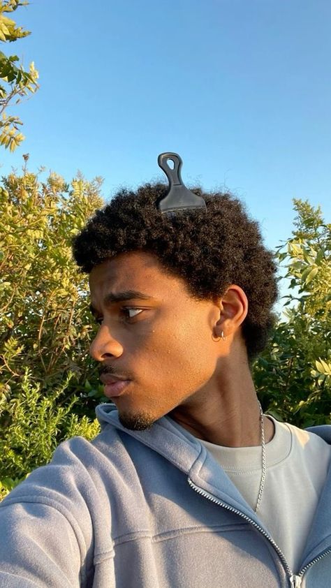 Mini Afro Taper Fade Black Men, Mini Afro Men, Short Afro Men, Short Afro Hairstyles Men, 4c Hair Men, Small Afro, Short Afro Hair, Taper Fade Afro, Mini Afro