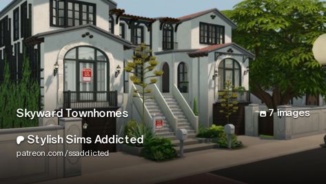 Hol dir weitere Inhalte aus Stylish Sims Addicted auf Patreon. Syboubou Sims 4, Sims 4 Willow Creek Community Lots, Sims 4 Condo, Sims 4 Unfurnished House, Sims 4 Lots Cc Patreon, Sims Apartment, Ts4 Lots, Ts4 Builds, Sims Fashion