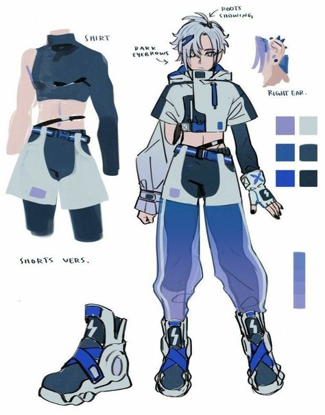 Futuristic Fashion Character Design, Cyberpunk Fashion Concept Art, Cool Cyberpunk Outfits, Cyberpunk Outfit Concept Art, Cool Fantasy Outfits Male, Cybercore Outfit Male, Outfit Ideas Art Male, Cybercore Character Design, Cybercore Men