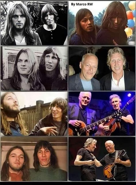 David Gilmore .&. Roger Waters Punk Floyd, Do Rock, Roger Waters David Gilmour, David Gilmore, Pink Floyd Members, David Gilmour Pink Floyd, Pink Floyd Poster, Richard Williams, Richard Wright