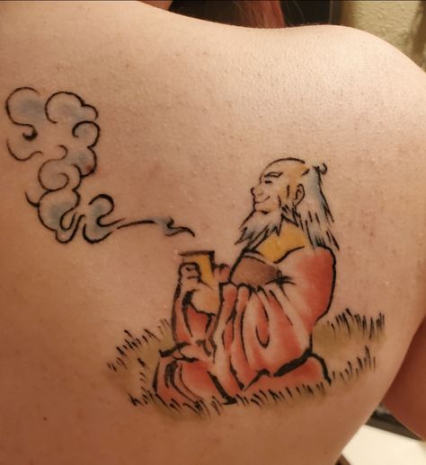 Atla Tattoo, Avatar Tattoo, Uncle Iroh, Rock Tattoo, 4 Tattoo, The Legend Of Korra, Geniale Tattoos, Jim Henson, Dope Tattoos