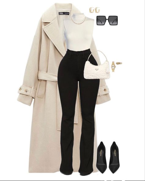 Winter Fashion Outfits Dressy Classy, Cute Polyvore Outfits, Winter Fashion Outfits Dressy, Trenchcoat Outfit, September Fall, Plus Size Baddie Outfits, Outfit Zara, Modesty Outfits, Mode Zara