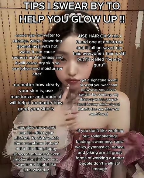 Wonyoung Lifestyle Tips, Wonyoung Glow Up, Wonyoung Glow Up Tips, Wonyoung Lifestyle, Wonyoungism Tips For Beginners, Wonyoung Skincare, Wonyoung Tips, Wonyoung Mindset, Middle School Advice