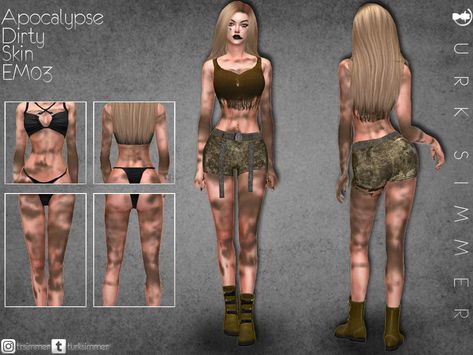 Apocalypse Clothing, Zombie Clothes, Survival Clothing, Die Sims 4, Sims 4 Challenges, Skin Details, Sims 4 Cc Packs, Sims 4 Collections, Sims 4 Cas