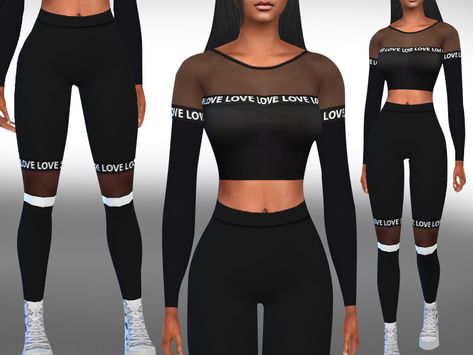 Everday and Athletic Wear Categories  Found in TSR Category 'Sims 4 Female Everyday' Outfit Sims 4 Cc, Sims 4 Cc Clothes, Mods Sims 4, The Sims 4 Cabelos, Sims 4 Tsr, Die Sims 4, Sims 4 Black Hair, Jogging Outfit, The Sims 4 Pc