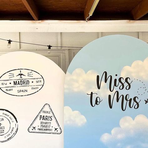 dewberry decor co. on Instagram: "traveling from miss to mrs ✈️💍 . . . #travelingfrommisstomrs #bridalshower #dallaseventdecor" Traveling From Ms To Mrs, Traveling From Miss To Mrs Shower Ideas, Ms To Mrs, Traveling From Miss To Mrs, Travel Bridal Showers, Miss To Mrs, From Miss To Mrs, Bridal Showers, Wedding Shower