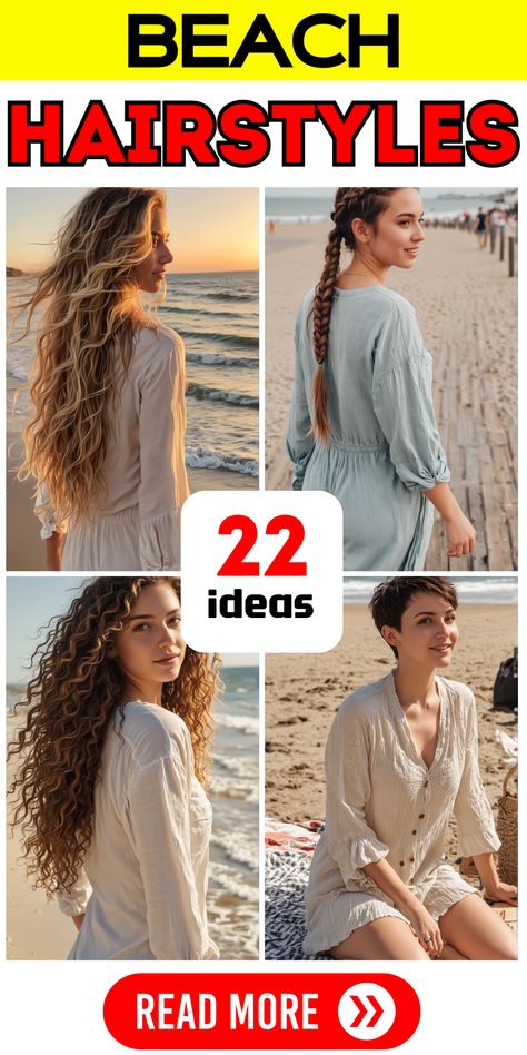 22 Stunning Beach Hairstyles for Summer: Sun-Kissed Balayage & Dutch Braids Beach Blonde Highlights, Double Dutch Braids, Easy Beach Hairstyles, Hairstyles For Summer, Double Dutch Braid, Long Layered Cuts, Dutch Braids, Vacation Hairstyles, Double Dutch