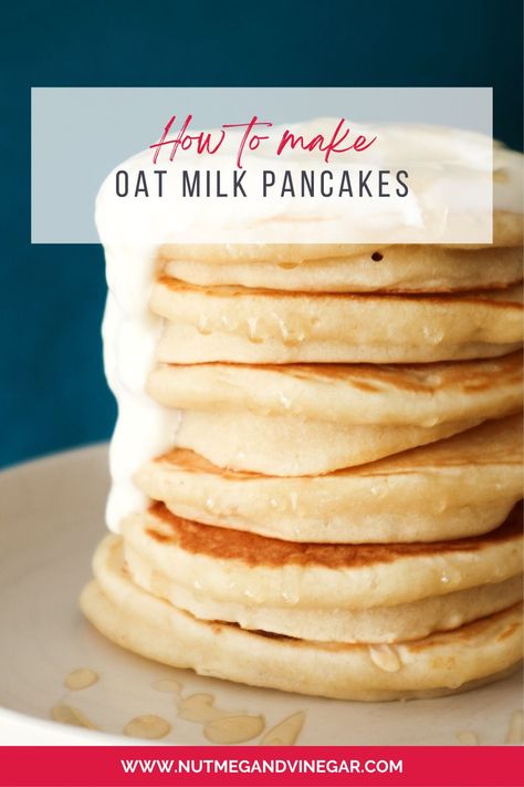 Fluffy oat milk pancakes are the perfect breakfast! These pancakes are easy to make in less than 15 minutes and have an amazing nutty flavor. Mini Breakfast Quiche, Milk Pancakes, Make Ahead Brunch Recipes, Easy Breakfast Casserole Recipes, Savory Recipe, Breakfast Quiche Recipes, Breakfast Burritos Recipe, Easy Brunch Recipes, Breakfast Casserole Easy