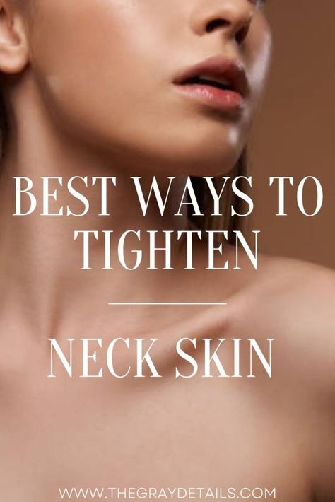 5 Best Way To Tighten Neck Skin Winter White Nails, Skin Tightening Oils, Of White Nails, Loose Neck Skin, Tighten Neck, Tighten Neck Skin, Neck Tightening, White Manicure, Weight Changes