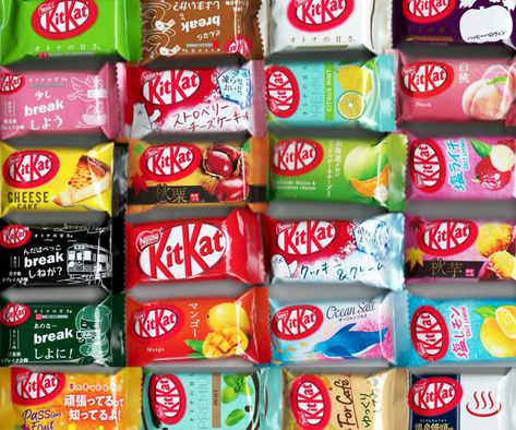 Kit Kat Flavors, Japanese Kit Kat, Kitkat Cake, Gifts For Programmers, Rum Raisin, Jolly Rancher, Chocolate Bomb, Japanese Snacks, Chocolate Decorations