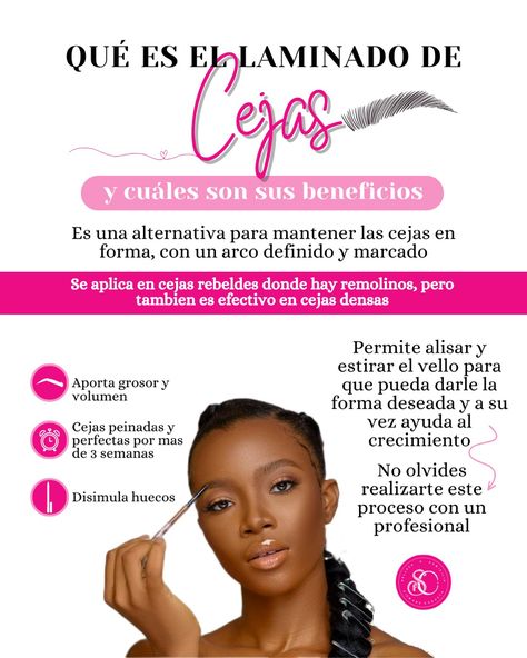 ¿Que es? ¿Beneficios? Eyelash Technician, Lash Room, Beauty Room Design, Brow Artist, Brow Wax, Brow Lash, Brow Lamination, Beauty Studio, Lash Lift