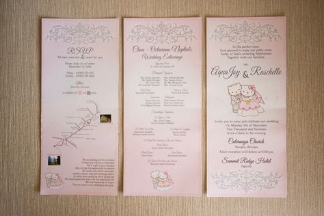 Hello Kitty Wedding Invites❤️ Hello Kitty Wedding Invitation, Hello Kitty Invitation Card, Hello Kitty Wedding, Hello Kitty Invitations, Wedding Invitation Cards, Invitation Cards, Valentines Cards, Our Wedding, Hello Kitty