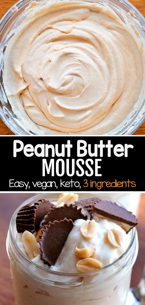 Coconut Milk Recipes Dessert, Recipe Dessert Easy, Recipes Using Coconut Milk, Coconut Milk Dessert, Milk Recipes Dessert, Whipped Peanut Butter, Peanut Butter Dip, Milk Dessert, Peanut Butter Mousse