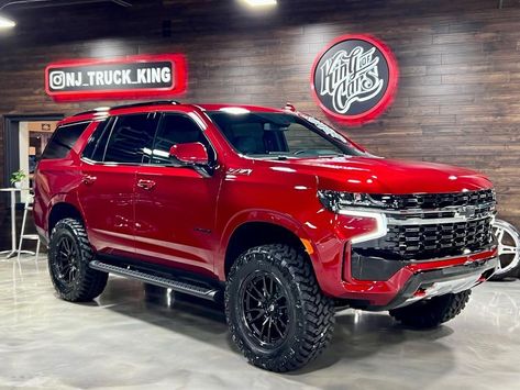 Chevy Suv Tahoe, Durango Truck, Lifted Tahoe, Lifted Chevy Tahoe, Chevy Tahoe Ltz, Chevy Suv, 2019 Silverado, Nice Trucks, Custom Chevy Trucks