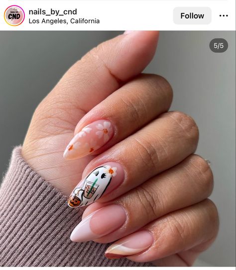 Ghost Nail Designs, Structured Gel Manicure, Nails Ghost, The Nightmare Before Christmas Halloween, Ghost Nails, Nightmare Before Christmas Nails, Girl Prom, Trends Nails, Colors Nails