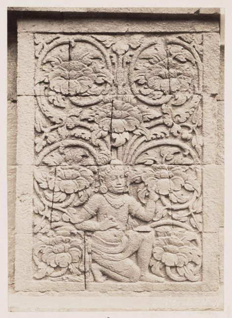 [Relief panel no. 30 from candi Mendut] OD-1982 Candi Mendut, Relief Candi, Indonesian Art, Yogyakarta, Period, History, Quick Saves, Art