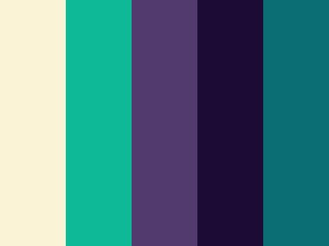 Teal Pallete, Fun Color Pallete Aesthetic, Rockstar Color Palette, Purple And Teal Colour Palette, Purple And Blue Palette, Blue And Purple Pallet, Dark Blue And Purple Color Palette, Blue And Purple Color Pallete, Color Palets