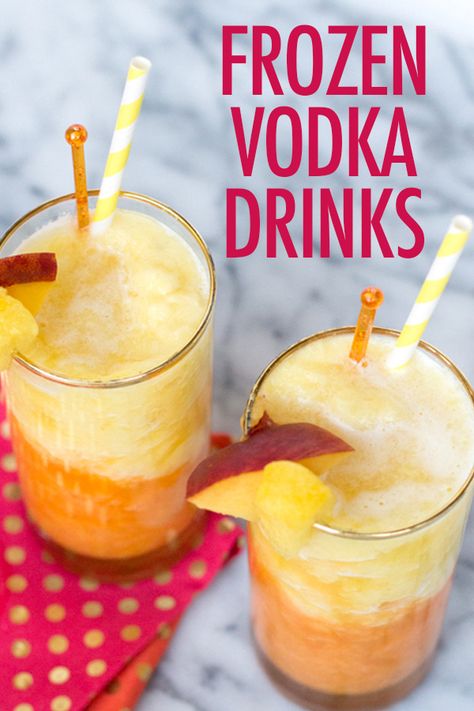 Frozen Alcoholic Drinks, Summer Party Drink, Sonic Drinks, Frozen Drinks Alcohol, Slushy Drinks, Drinks To Make, Vodka Cocktails Recipes, Easy Cocktail, Frozen Cocktails