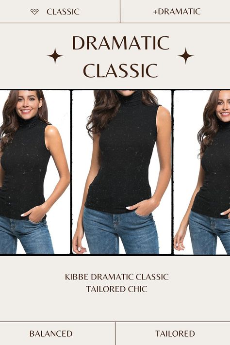 Nasperee Women Sleeveless/Long Sleeve Mock Turtleneck Tank Tops Slim Fit Stretchy Layer Tee Shirts perfect for a kibbe dramatic classic outfit! tailored chic. refined. elegant. geometric. angular. sharp edges. straight lines. balanced. symmetrical. sleek. sculpted. trim and taut. Dramatic Classic Neckline, Dramatic Classic Outfits, Dc Kibbe, Dramatic Classic Kibbe, Kibbe Dramatic Classic, Kibbe Outfits, Tailored Chic, Classic Kibbe, Kibbe Dramatic