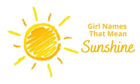 Give your daughter a bright and sunny outlook by giving her one of these girl names that mean sunshine. Take a look! #babynames #girlnames Sun Meaning Names, Soleil Name Meaning, Soleil Meaning, Names That Mean Sunshine, Persian Girl Names, P Baby Names, H Baby Names, E Baby Girl Names, Latin Girl Names