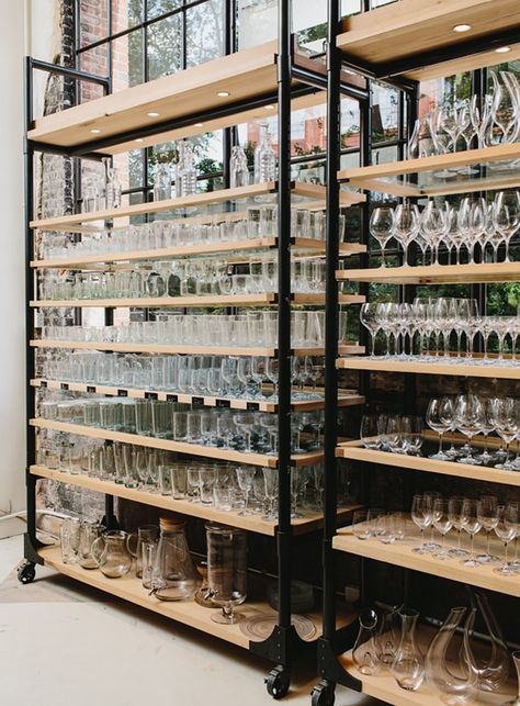 Skylar Morgan Historic Kitchen, Ponce City Market, Glass Store, Store Design Boutique, Custom Shelving, Shop Counter, Store Interiors, Architecture Building Design, Blackened Steel