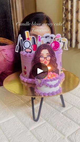 Make A Wish Cake, Blowing Candles, Cake Techniques, Blow Out, Candle Cake, Girl Cake, Cake Tutorial, Make A Wish, Cake Ideas