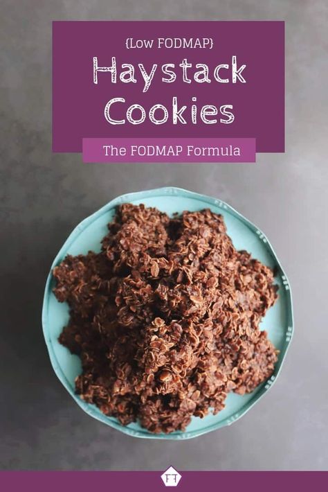 Looking for a quick and easy dessert recipe to curb your chocolate cravings? Try these low FODMAP haystack cookies! Low FODMAP Dessert Easy | Low FODMAP Healthy | Low FODMAP Desserts Gluten Free | Low FODMAP Dessert Recipes | For Kids #chocolate #sweettreat #glutenfree #fodmap www.fodmapformula.com Low Fodmap Dessert, Low Fodmap Desserts, Ibs Diet Recipes, Gluten Free Low Fodmap, Fodmap Baking, Fodmap Desserts, Easy Low Fodmap, Haystack Cookies, Desserts Gluten Free