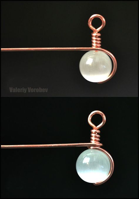 Wire Wrap Round Bead, Wire Bead Earrings Diy, Wire Wrapped Earrings Diy, Diy Wire Jewelry Earrings, Wire Jewelry Making Tutorials, Wire Wrap Bead, Handmade Jewelry Ideas, Wire Wrapping Beads, Wire Wrap Tutorial